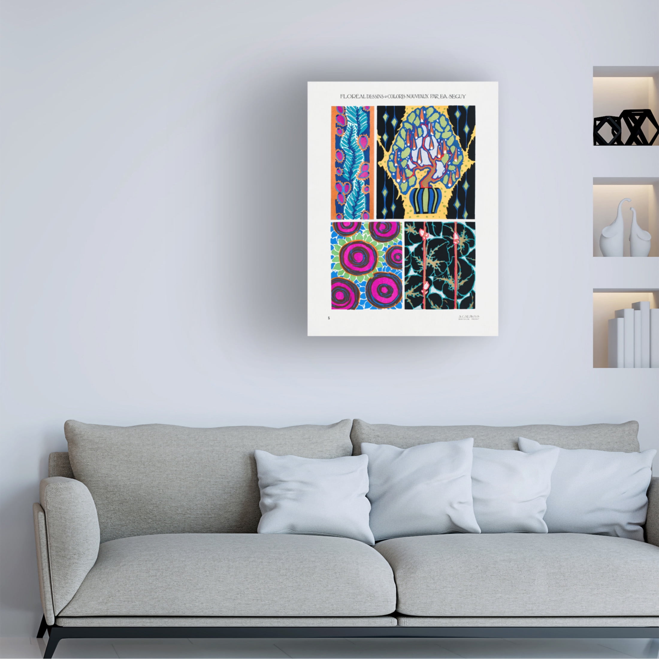 Trademark Fine Art Pictufy   Pattern 05 Canvas Wall Art