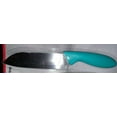 thumbnail image 2 of Santoku/Paring Knife Set Comfort Grip Handles Stainless Steel Blade Teal & Lime, 2 of 5
