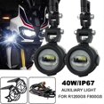 thumbnail image 2 of 2X 40W LED Assembly Combo Motocycle Fog Lights for R1200GS ADV F800GS R1100GS, 2 of 5