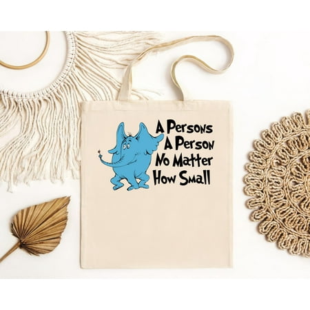 vintage a person s a person  no matter how small Classic Tote Bag-TH39990