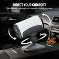thumbnail image 5 of Portable Car Heater for Vehicle, 12V Car Defroster Windshield Heater, Plug-in Fast Heating Windshield Defogger Fan with Rotatable Base for RV SUV Trucks, 5 of 7