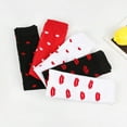 thumbnail image 7 of Generic Valentine's Day Womens Stockings Thigh High Over The Knee Socks Heart Lips Pattern Long Knee High Socks For Women Ladies Vintage Style Thigh-High Socks, 7 of 7