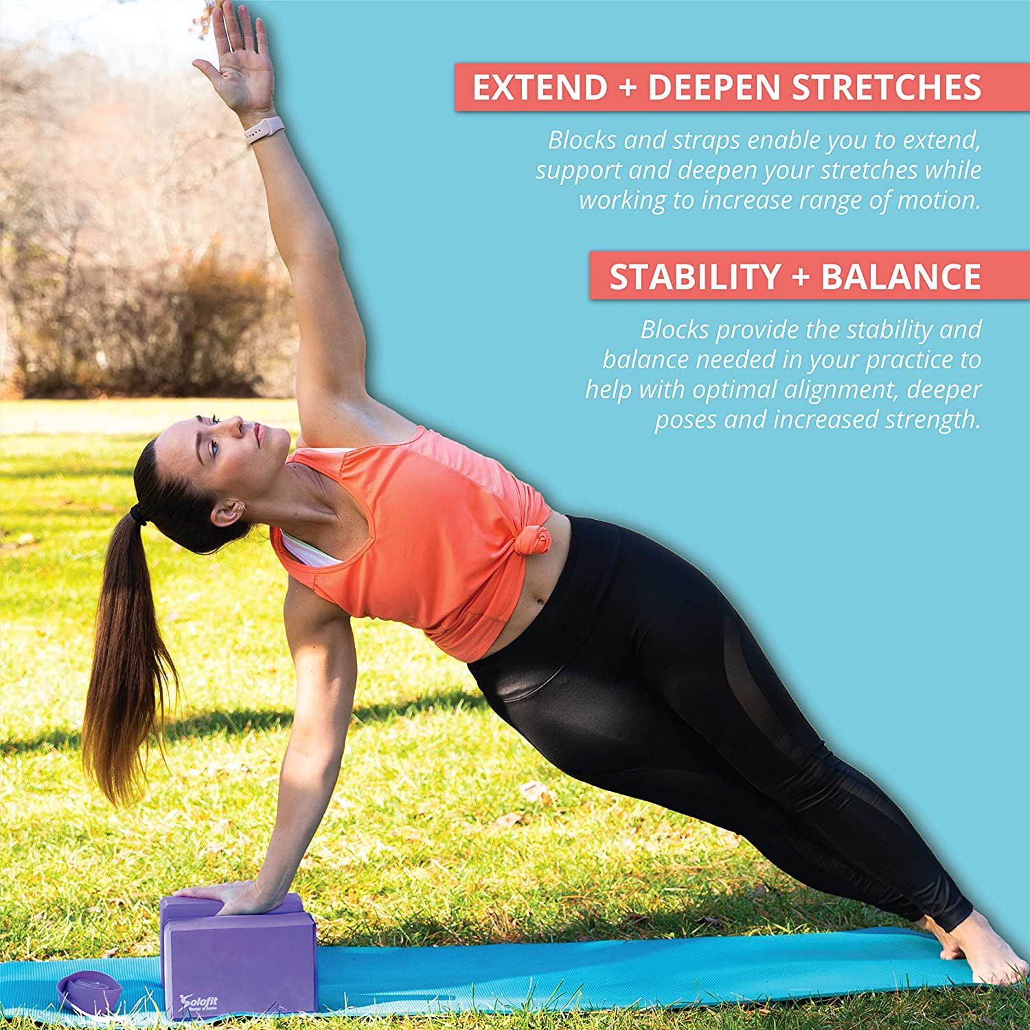 2 Evolve by Gaiam Foam Yoga Block Gray 9x6x4 Deeper Stretch Improve Balance for sale online 