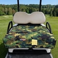thumbnail image 2 of HUIACONG Dinosaur Camo Golf Cart Seat Covers Anti-Slip Easy to Install 2 Person Seats Cover Club Car Portable Comfortable Fit Most Cars EZGO Yamaha Club Car, 2 of 7