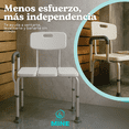 thumbnail image 2 of Silla Banco para Ducha de Transferencia con Extención | Silla para Baño Adulto Mayor: Confort y Seguridad!, 2 of 9