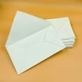 thumbnail image 6 of Handmade Cotton Rag Textured Paper Envelopes Deckle Edge-Thick 150 GSM Recycled Khadi Paper-Off-White, Size: 9x5", Pack of: 10- (ENVL-D-104), 6 of 7