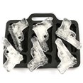 thumbnail image 1 of Bandeja para cubitos de hielo de silicona, bandejas para cubitos de hielo para congelador, moldes para cubitos de hielo de silicona de fácil liberación para whisky, cócteles, Chocolate, 1 ud., 1 of 5