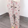 thumbnail image 1 of Pantalones Kawaii Sanrio Hello Kitty de dibujos animados Anime Kuromi Cinnamoroll ropa de dormir moda Casual suelta pantalones de pijama para el hogar Y2K niñas, 1 of 4