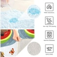 thumbnail image 7 of SKYSONIC Bathroom Rug Toiletry Mat Set, 2 pack Capybara in Pool Print, Fluffy Plush Absorbent Bath Rugs Carpet for Bathroom Floor Toilet Tub and Shower,23.6"x15.7"+17.3"x13.4", 7 of 7