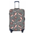 thumbnail image 2 of Goofa Hedgehogs and Flowers1 Pattern Luggage Covers For Suitcase,Suitcase Cover Protector Fit 18-32 Inch Luggage-X-Large, 2 of 9