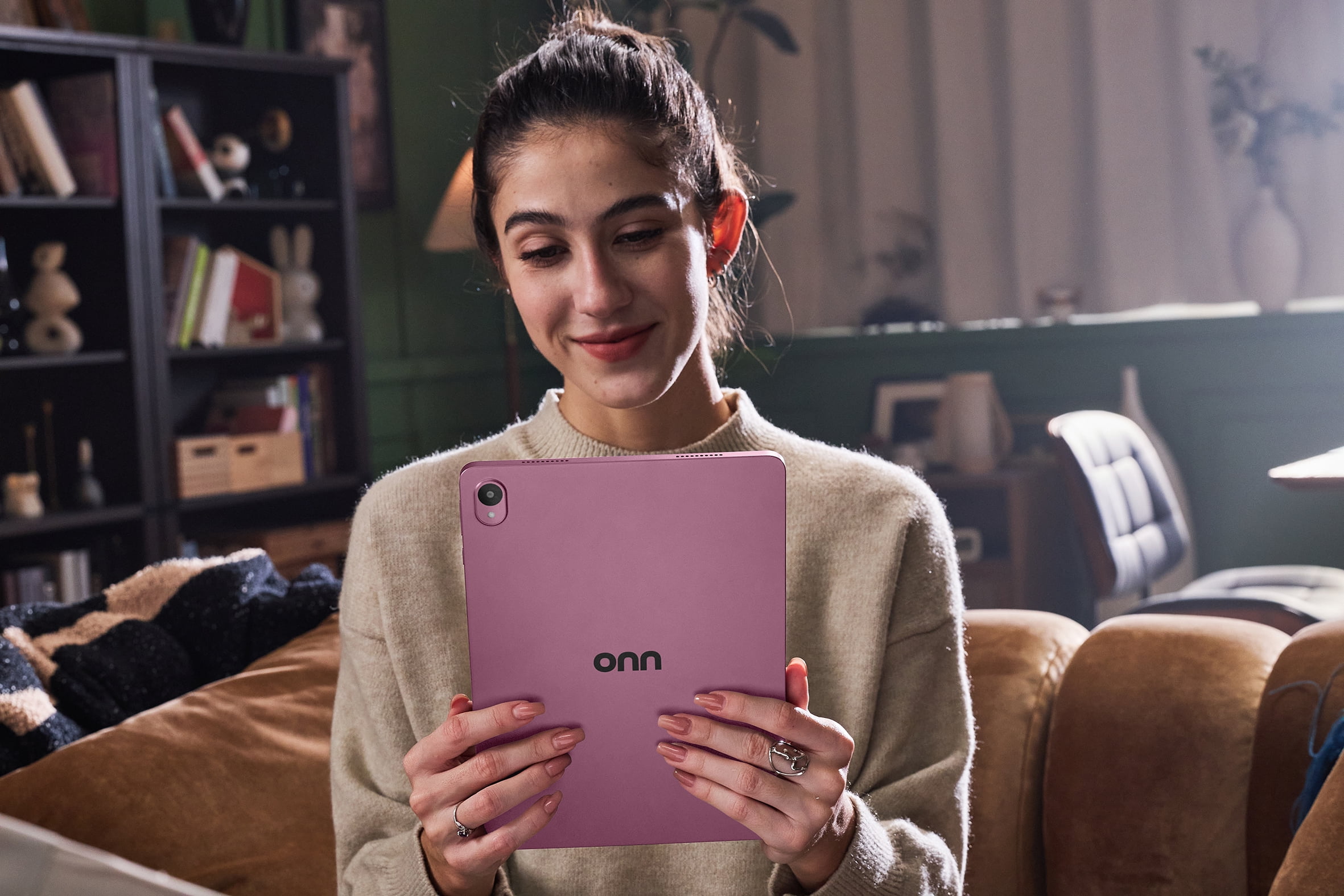onn 11" Core Tablet, 128 GB, Android 16, Pink (2026 Model)