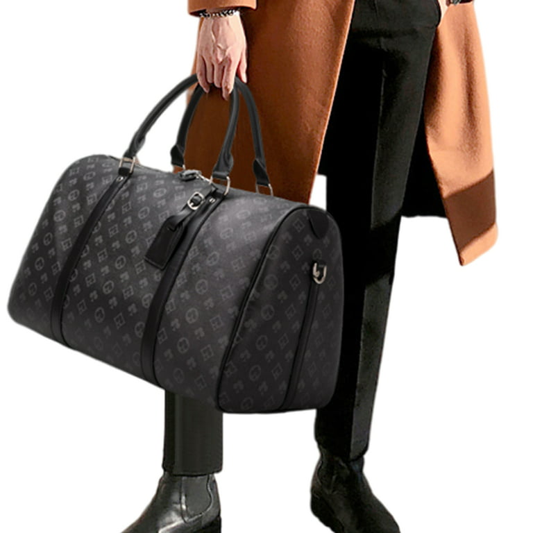 Sexy Dance Womens Man Checkered Luggage Duffel Bag,Travel Tote-Carry On  Bag,Holiday Weekend Overnight Bag,Oversized Sport Gym Bag,PU Leather  Handbag,Fashion Shoulder Satchel Bag 