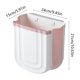 thumbnail image 3 of Wall Mounted Household Foldable Trash Can Kitchen Folding Trash Can Hanging Plastic Telescopic Storage Bin, 3 of 6