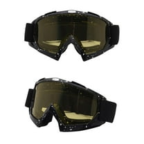 Anti-Fog Motorcycle Goggles, Windproof Helmet Glasses, Riding Ski Goggles for Men & Women, UV Protection, Adjustable Strap, Perfect for Cycling, Snowboarding, and Outdoor Sports Activities