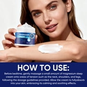 Mooyam Magnesium Cream,Magnesium Lotion Enriched with Lavender, Vitamin E,Improve Sleep Quality,Topical Magnesium Oil Cream for Feet, Legs or Arms 4.23oz