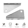 thumbnail image 2 of KONTONTY 2pcs Freezer Hardware Strengthened Bearing Capacity Silver for Long-term Usage, 2 of 8