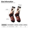 thumbnail image 2 of Logiee Cute Cloud Panda Print Adult Socks for Men & Women,Calf Socks, Ankle Socks,Boots Socks,Breathable Casual Sock,Unisex Crew Socks, 2 of 6