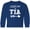 Royal Blue, variant on Inktastic I Love My TÃa with Arrow Long Sleeve Youth T-Shirt