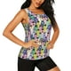 thumbnail image 2 of Fotbe Llamas Colorful Blusas Sin Mangas para Mujer – Estilo Casual, Corte Suelto, Slim-Fit, Cuello Redondo Deportivo, Tops de Verano para Gimnasio y Yoga-Large, 2 of 7