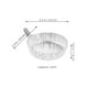 thumbnail image 2 of TEHAUX 200Ud Plato De Aluminio Para Pesaje Con Asa Plato Y Portátil Para Laboratorio Y Almacenaje, 2 of 8