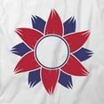thumbnail image 2 of Red And Blue Sunflower T-Shirt | Pretty Flowers White Tee Gift, 2 of 5