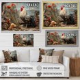 thumbnail image 4 of Designart "Chicken Barnyard Charm" Animals Wall Art Print, 4 of 5