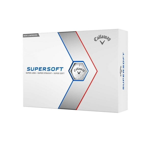 Callaway Supersoft 23 Golf Balls White, One Dozen