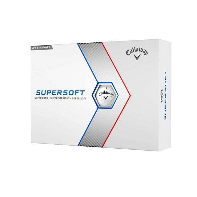 Balles De Golf Supersoft 23 Blanc, Une Douzaine