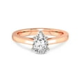 thumbnail image 3 of 5 Carat IGI Certified Pear Shape Lab Grown Diamond Engagement Ring | 14K Rose Gold |Teagan Solitaire Diamond Ring | FG-VS1-VS2 Quality Friendly Diamonds, 3 of 4