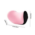 thumbnail image 3 of PPgejGEK Car Headrest Neck Pillow, 26x17x10cm/10.23x6.69x3.93in Ergonomic Memory Foam Support for Driving, Suede Cover, Removable Washable, Multiple Colors, 3 of 6