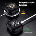 thumbnail image 6 of Case for Samsung Galaxy Buds 3 / Buds 3 Pro Fiber Pattern Cover With Skull Switch and Carabiner, 6 of 6