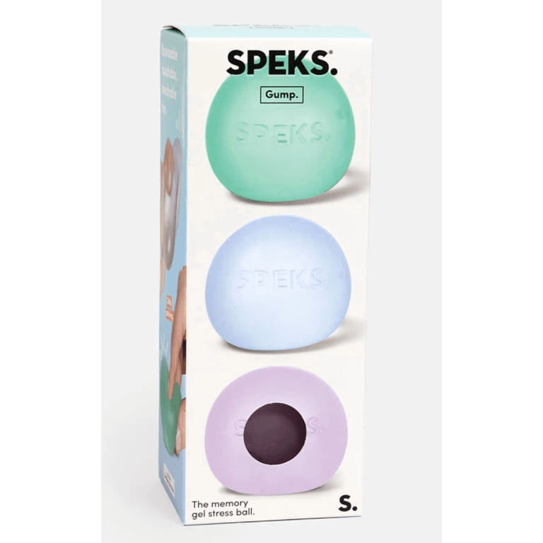 Speks Original 3 pack Gump Memory Gel Stress Balls-Cool Mix i