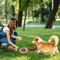 thumbnail image 4 of Portable Foldable Silicone Bowls for Travel 2 in 1 Food and Water Feeder Ideal for Outdoor Adventures with Cats and Dogs, 4 of 5