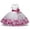 July 4th dress for girls-Hot Pink, variant on VOUZZA Infant Sleeveless Flower Print Princess Costume Newborn Petal Hem Dress Puffy Tutu Baptism Birthday Gown