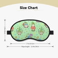 thumbnail image 4 of Salouo Spring Gnome Print Sleep Mask Eye Cover, 1-Pack Eye Masks Washable Sleeping Eyeshade Block Sleep Shade Cover Light Reduces Puffy Eyes Traveling Gifts, 4 of 7