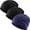 Black+black+blue, variant on 3-Pack Cooling Skull Caps for Men & Women - Breathable 3D Mesh Running Caps for Cycling, Gym & Summer & Winter
