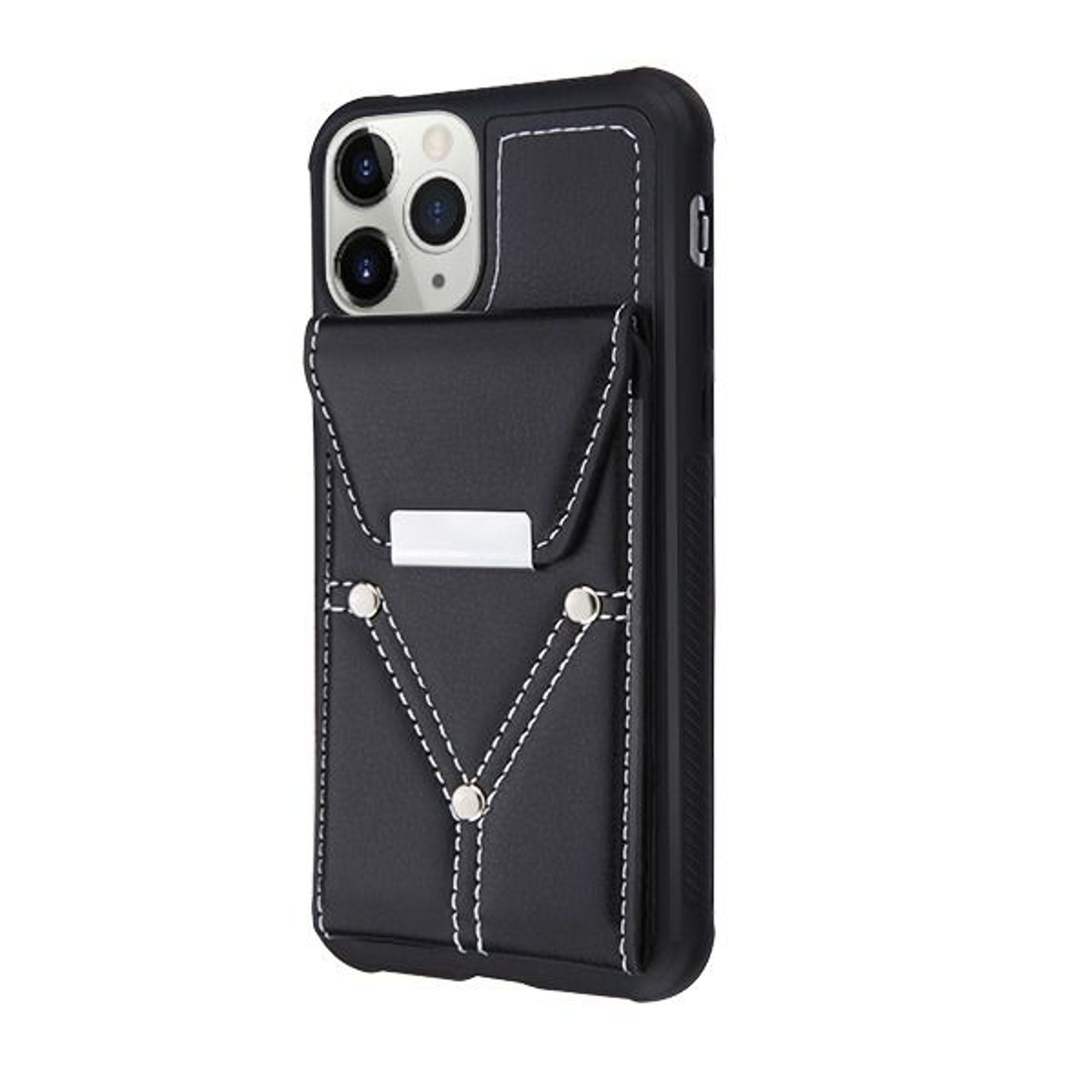 For Apple iPhone 11 Pro Max Case, by Insten Buckle Wallet