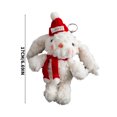 thumbnail image 3 of Rabbit Stuffed Plush Toys, Cute Rabbit Throw Pillow Rabbit Animal Plushies, Ideal Christmas Birthday Valentines Soft Stuffed Toy Gifts for Kids and Adults, 3 of 3