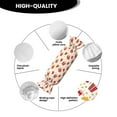 thumbnail image 5 of Salouo Popcorn Pattern Cute Bolster Pillow,Cylindrical Pillow Long Pillow for Bed Round Side Pillow for Knee/Leg/Neck ,- Length 24.4" x 9.8" Diameter, 5 of 8