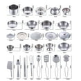 thumbnail image 3 of 16 Pcs Set Kids Play House Kitchen Toys Cookware Cooking Utensils Pots Pans Gift, 3 of 5