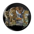 thumbnail image 1 of Lion Tiger Snow Leopard Big Cats Kitchen Refrigerator Locker Button Magnet, 1 of 6