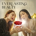 thumbnail image 6 of GLAMOUR BOUTIQUE Hexagon 7-Piece Forever Red Rose Box - Preserved Roses in a Box, Immortal Roses in a Box That Last A Year - Eternal Rose Preserved Flowers for Delivery Prime Mothers & Valentines Day, 6 of 9