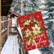 thumbnail image 3 of Cartel AVOIN Colorlife con estampado floral navideño, 71 x 102 cm, doble cara, 3 of 7