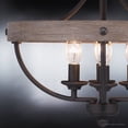 thumbnail image 5 of Luxury French Country Indoor Ceiling Light, 12.625''H x 15.25''W, with English Country Style Elements, Colonial Design, Charcoal Finish, UHP3441, 5 of 5