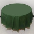 thumbnail image 1 of XIPYYKM 12 Pack Premium Plastic Disposable 84 Inch Round Tablecloth Round Table Covers Clearance Table Cloth, 1 of 6