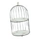 thumbnail image 1 of Estante Para Jaula De Pájaros, Estante De Almacenamiento De Perfume Para Baño, Bandeja De Tocador, Doble Capa Blanca Sunnimix organizador de cuidado de la piel, 1 of 8