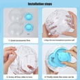 thumbnail image 7 of WEIOUKC Hamster Ball, Transparent Hamster Running Ball Exercise Wheel Cage Accessories Hamster Toys, Large Space, Reduce Boredom, Increase Activity, 7 of 7