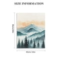 thumbnail image 3 of NJSTORE Large Canvas Wall Art for Living Room Extra Huge Foggy Forest Tree Artwork Landscape Painting Misty Mountain Nature Scenery Print Modern Office Above Bedroom Decor, 3 of 5