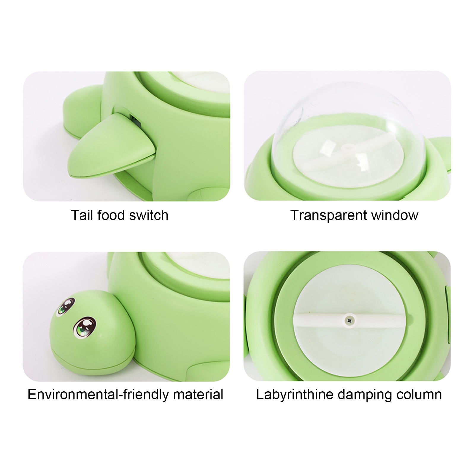 Yesbay Interactive Pet Food Slow Feeder ,Dispenser Slow Feeder Food Puzzle Small Animal Snack Dispenser for Cats Dogs