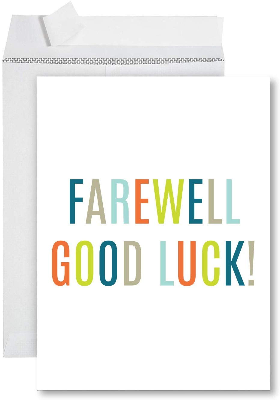Koyal Wholesale Colorful Farewell Good Luck Funny Jumbo Farewell Greeting  Card with Envelope, 11'' x1